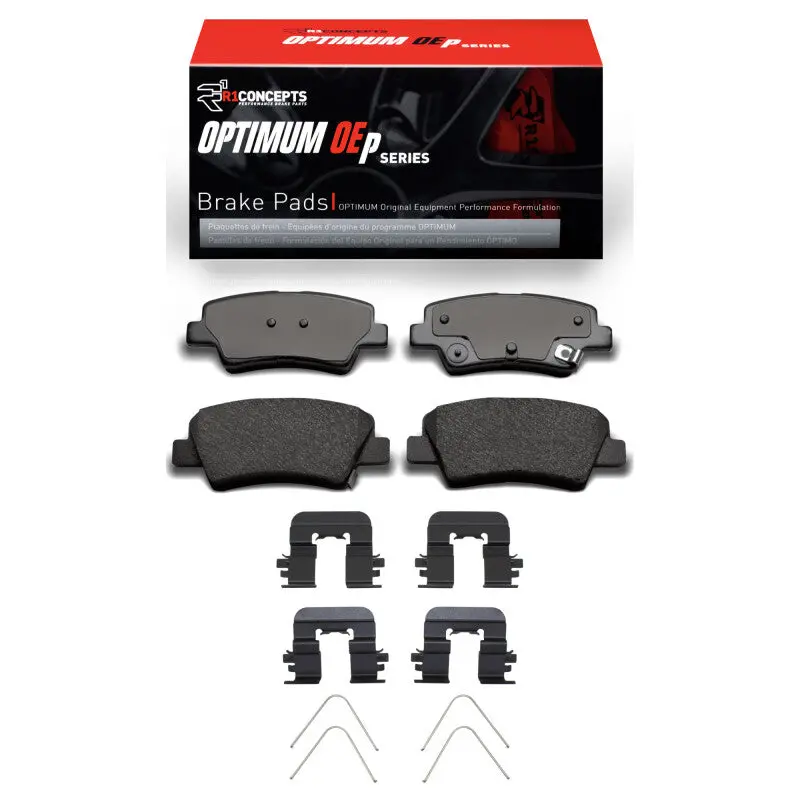 R1 2012-2024 Hyundai Kona Ev Rear R1 Optimum Oe Pads & Hardware Kit 1