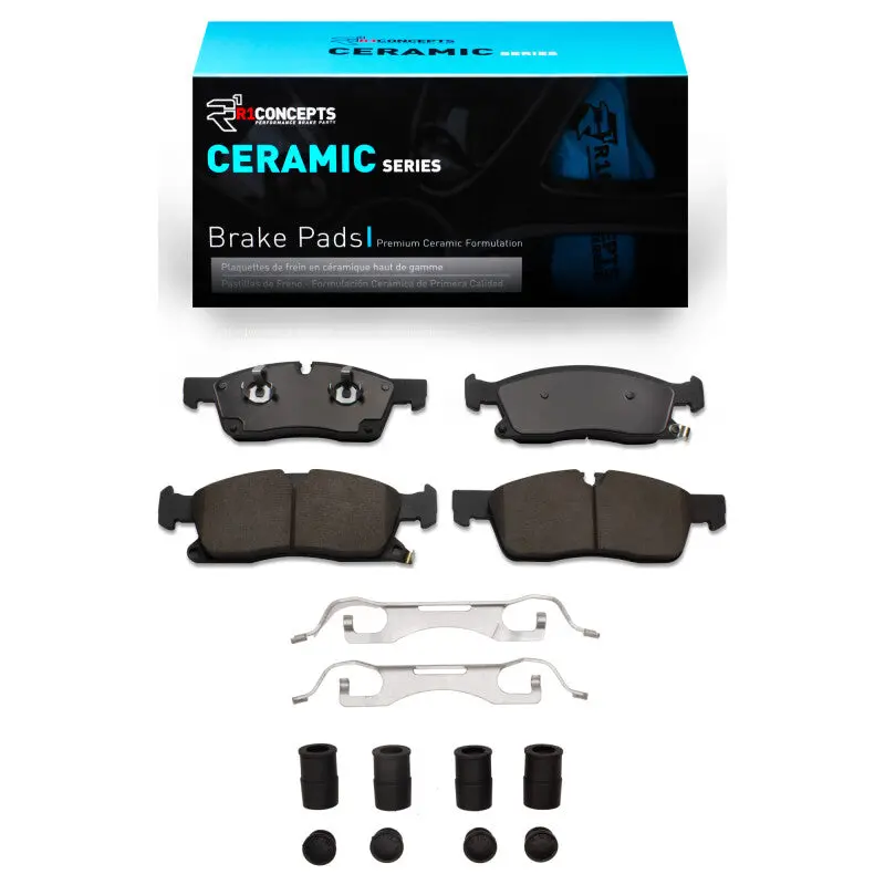 R1 2011-2022 Dodge Durango Front R1 Ceramic Pads & Hardware Kit 1