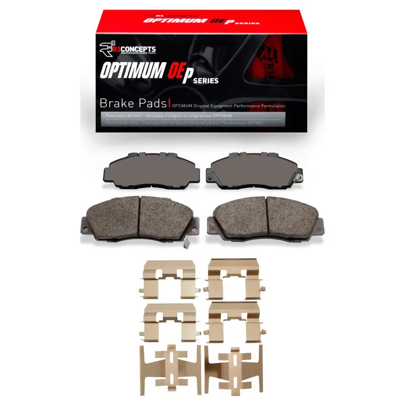 R1 1997-2001 Acura Integra Front R1 Optimum Oe Pads & Hardware Kit 1