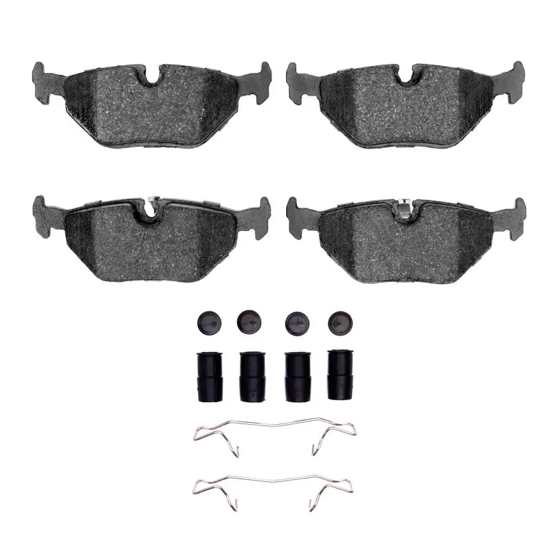 R1 99-10 Saab 9-5 Rear Semi Met Pads & Hardware Kit 1