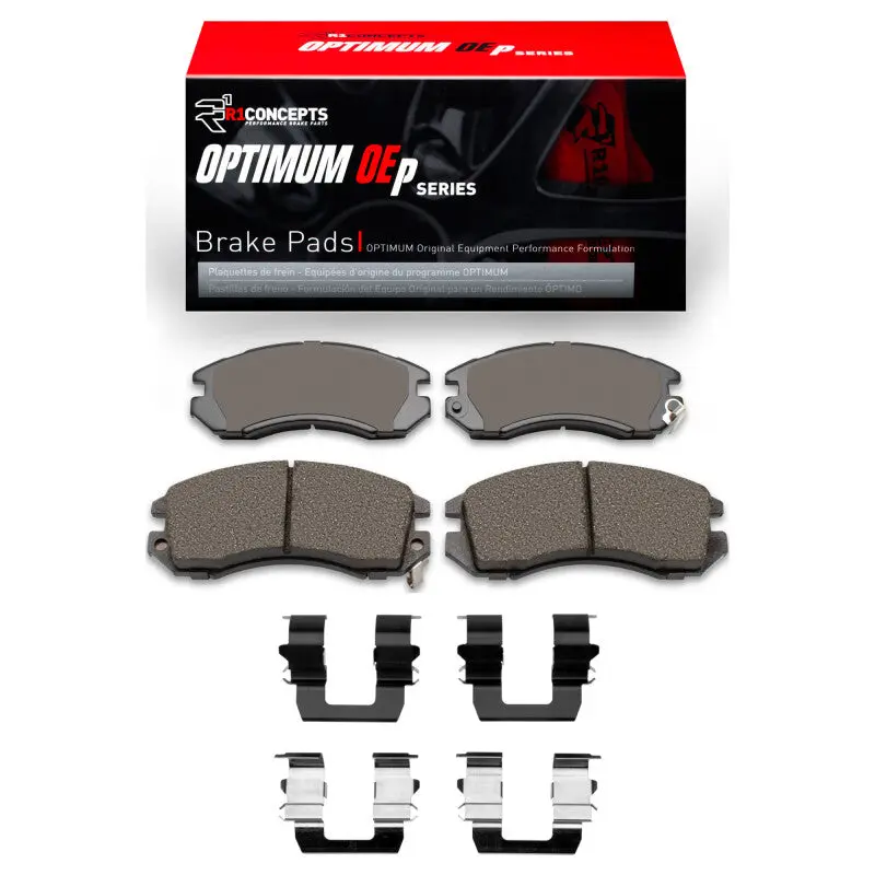 R1 93-96 Subaru Impreza Front Optimum Oe Pads & Hardware Kit 1