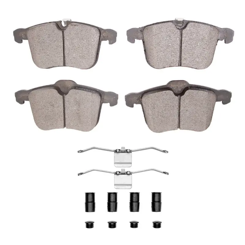 R1 03-11 Saab 9-3X Front Euro Ceramic Brake Pads And Hardware Kit 1