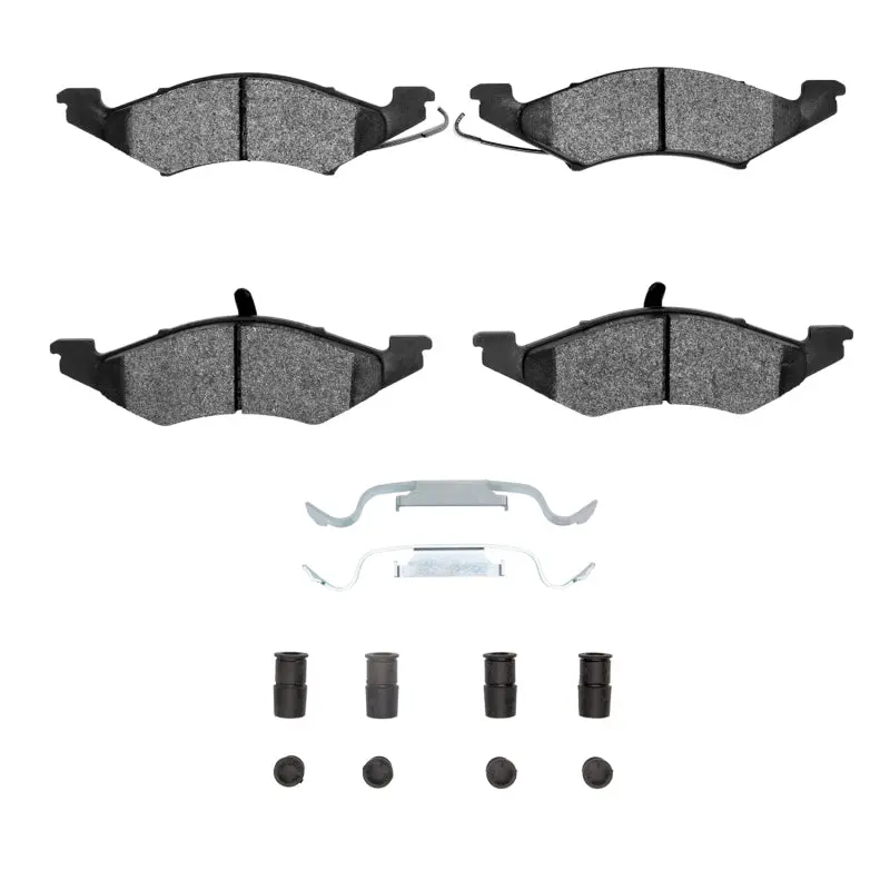 R1 83-83 Mercury Lynx Front Semi Met Pads & Hardware Kit 1