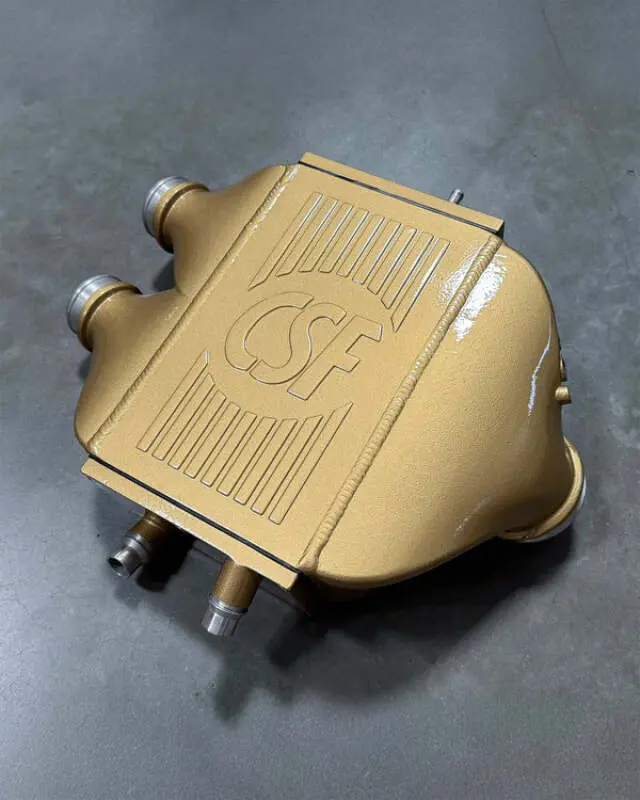 Csf 2014+ Bmw M3/M4 (F8x) Top Mount Charge-Air-Cooler - Carbon Ceramic Gold Gloss 1