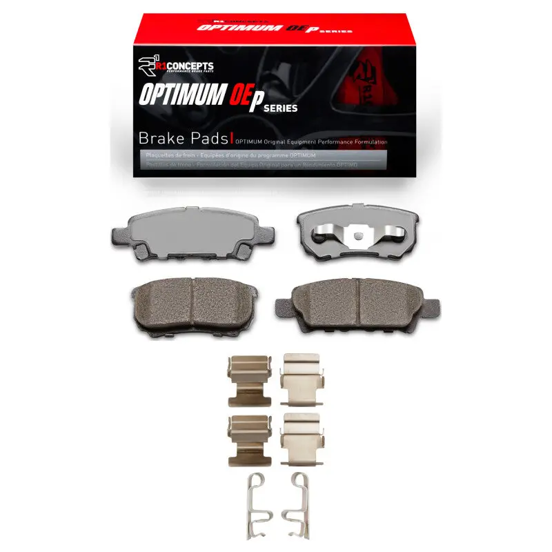 R1 04-17 Chrysler Sebring Rear Optimum Oe Brake Pads & Hardware Kit 1