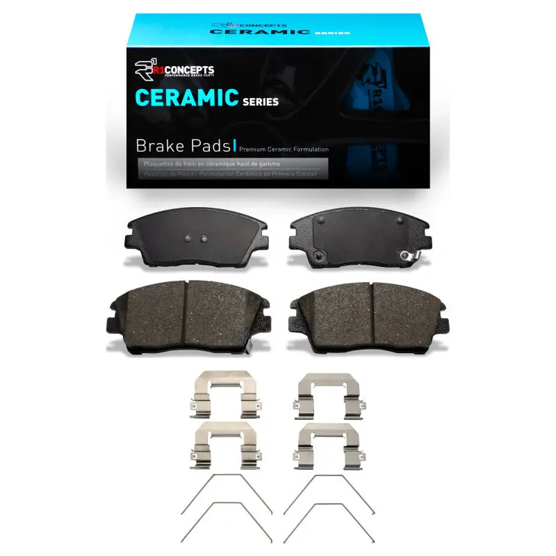 R1 2016-2022 Hyundai Tucson Front R1 Ceramic Pads & Hardware Kit 1