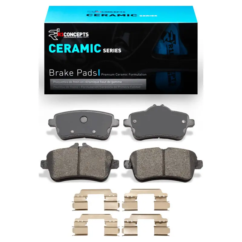 R1 2012-2020 Mercedes-Benz Gle350 Rear R1 Ceramic Pads & Hardware Kit 1