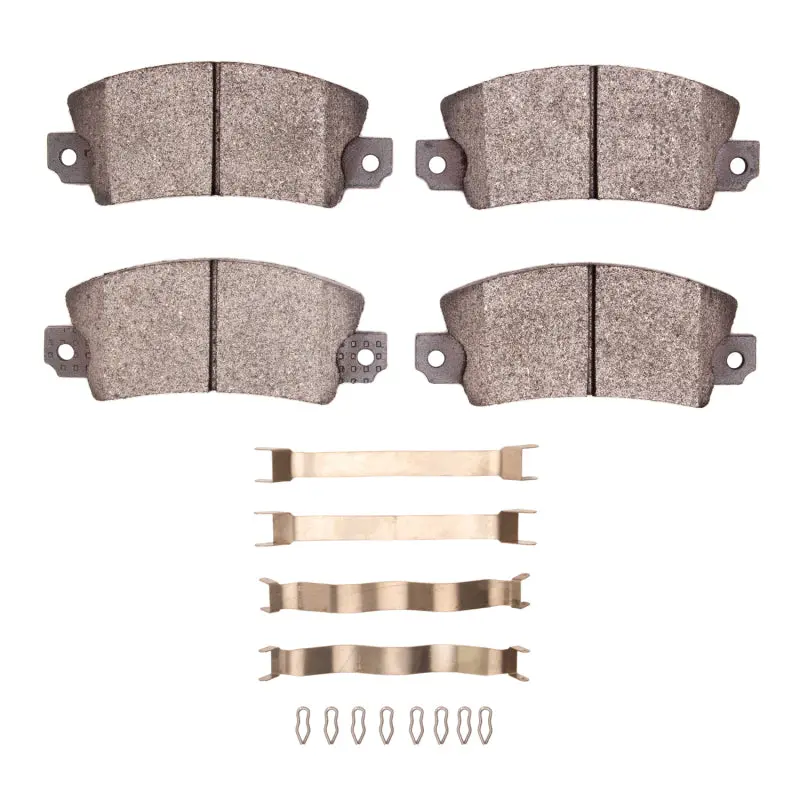 R1 71-83 Renault R12 Front Semi Met Pads & Hardware Kit 1