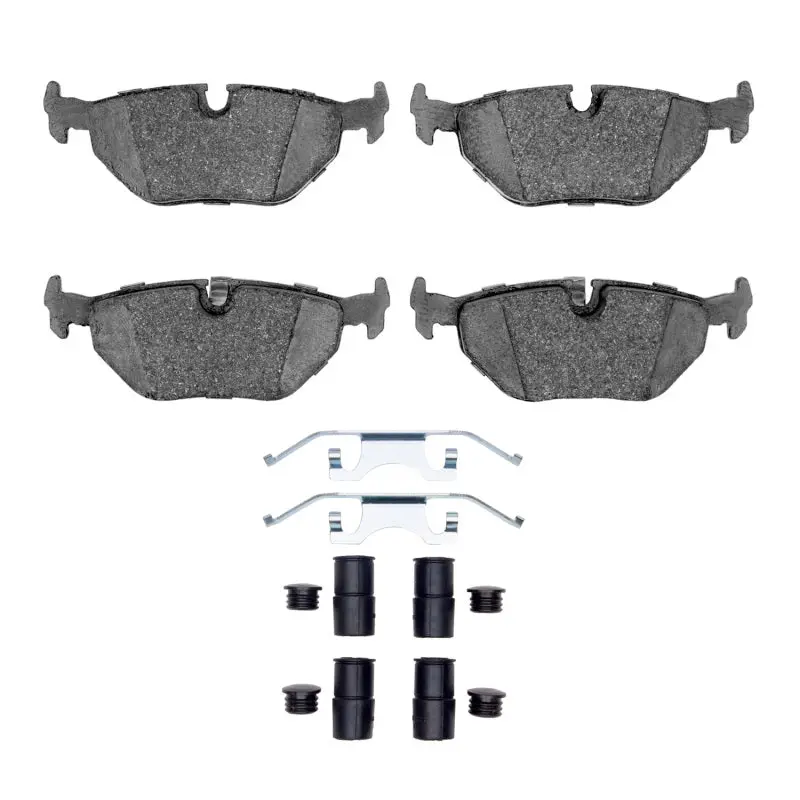 R1 96-03 Bmw 530I Rear Semi Met Pads & Hardware Kit 1