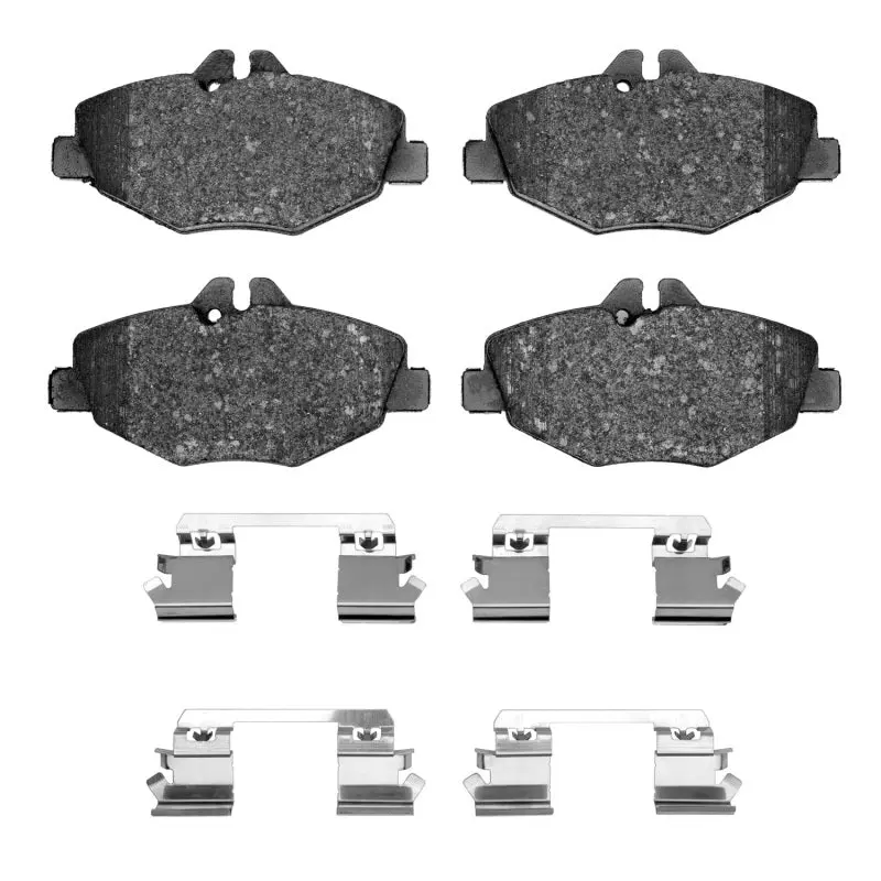 R1 03-09 Mercedes-Benz E320 Front Semi Met Pads & Hardware Kit 1