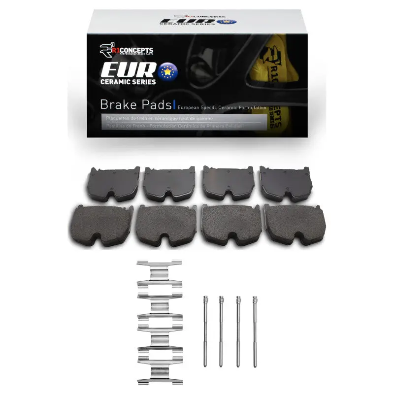 R1 03-08 Mercedes-Benz S55 Amg Front Euro Ceramic Pads & Hardware Kit 1