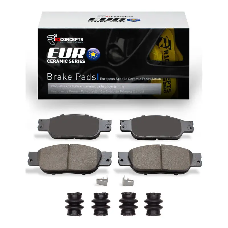 R1 2003-2005 Jaguar Vanden Plas Front R1 Euro Ceramic Pads & Hardware Kit 1