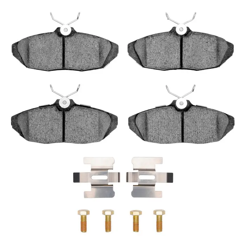 R1 93-98 Ford Thunderbird Rear Semi Met Pads & Hardware Kit 1
