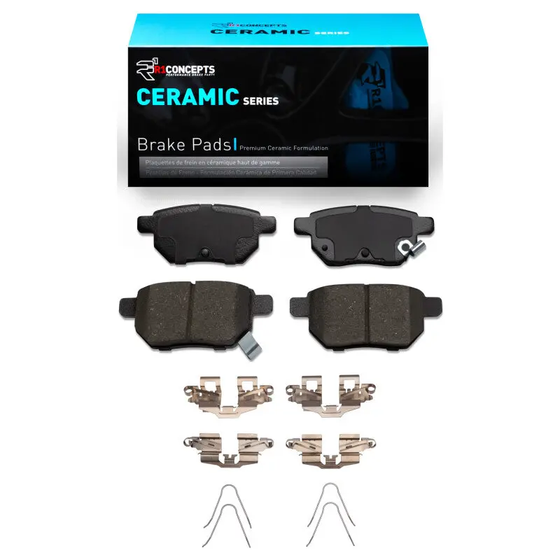 R1 2008-2024 Lexus Ct200h Rear R1 Ceramic Pads & Hardware Kit 1