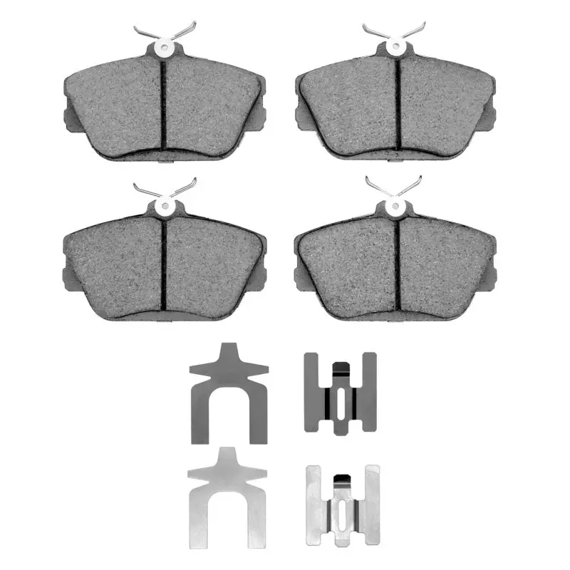R1 93-07 Ford Taurus (Excl Sho) Front Semi Met Pads & Hardware Kit 1