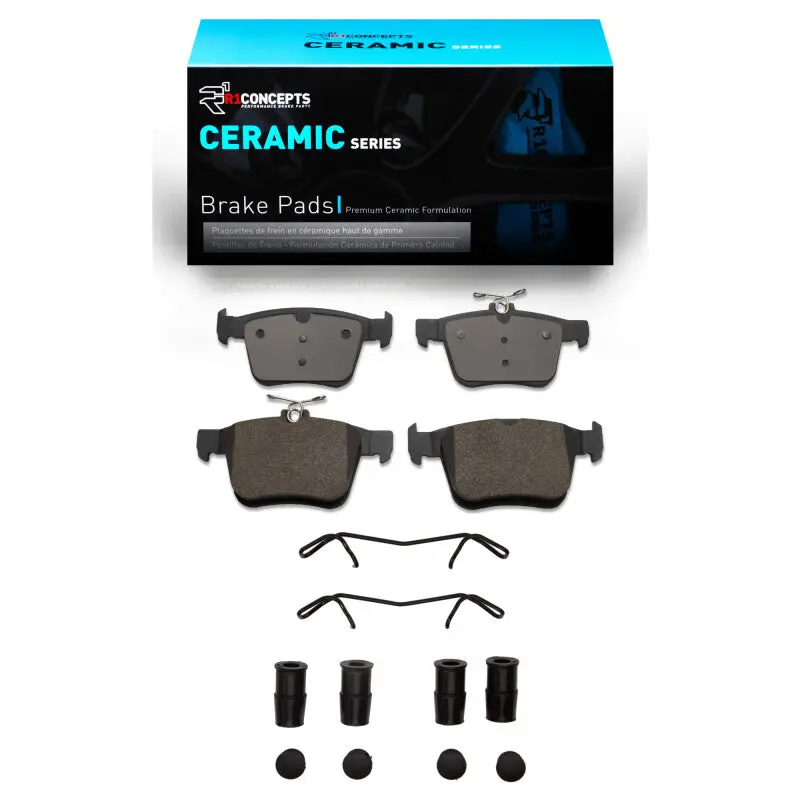 R1 2015-2025 Audi Q3 Rear R1 Ceramic Pads & Hardware Kit 1