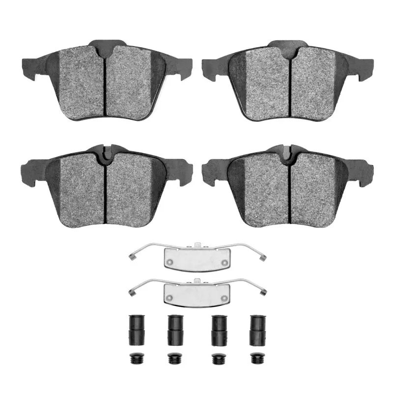 R1 07-18 Jaguar Xf Front Euro Ceramic Pads & Hardware Kit 1