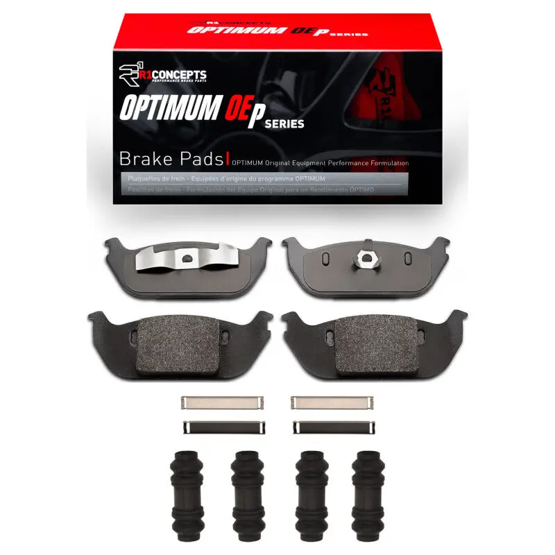 R1 03-05 Lincoln Aviator Rear Optimum Oe Pads & Hardware Kit 1