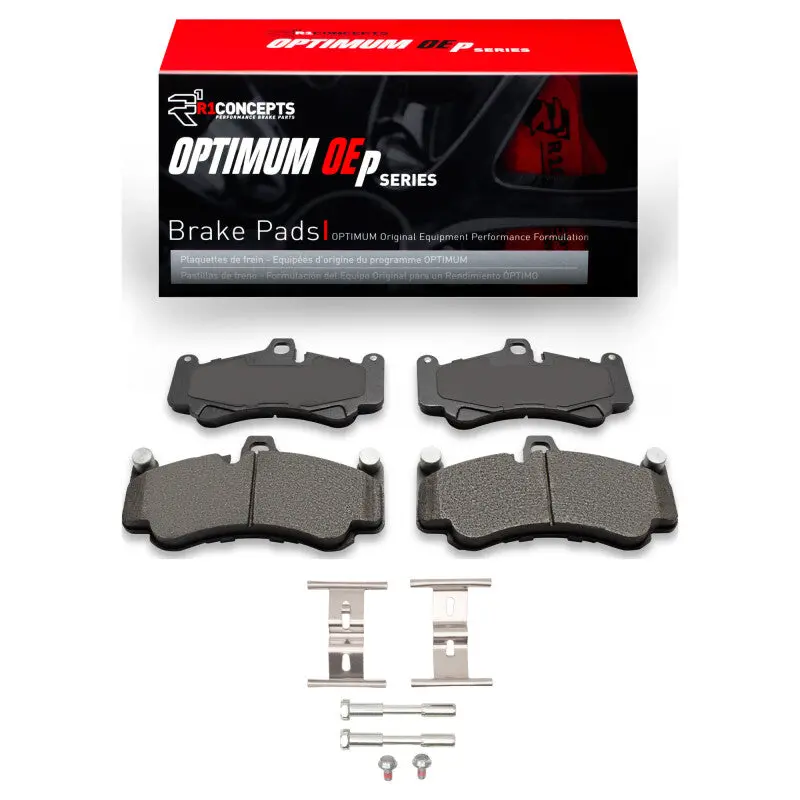 R1 02-13 Porsche 911 Front/Rear Optimum Oe Pads & Hardware Kit 1