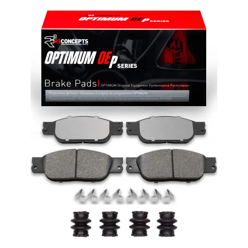 R1 03-05 Jaguar S-Type Front Optimum Oe Pads & Hardware Kit 1
