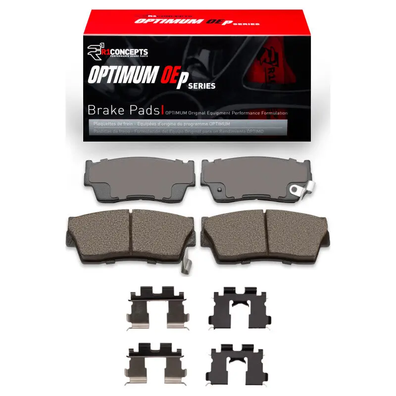 R1 89-98 Chevrolet Tracker Front Optimum Oe Brake Pads & Hardware Kit 1