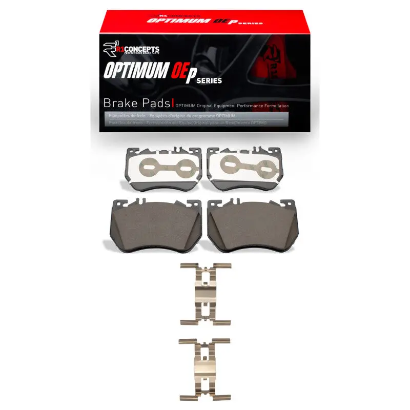 R1 22-25 Mercedes-Benz E350 Front Optimum Oe Pads & Hardware Kit 1