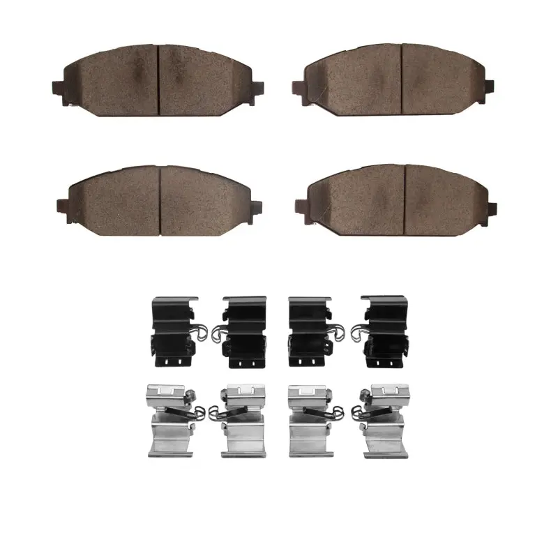 R1 2019-2025 Jeep Grand Wagoneer Front R1 Ceramic Pads & Hardware Kit 1