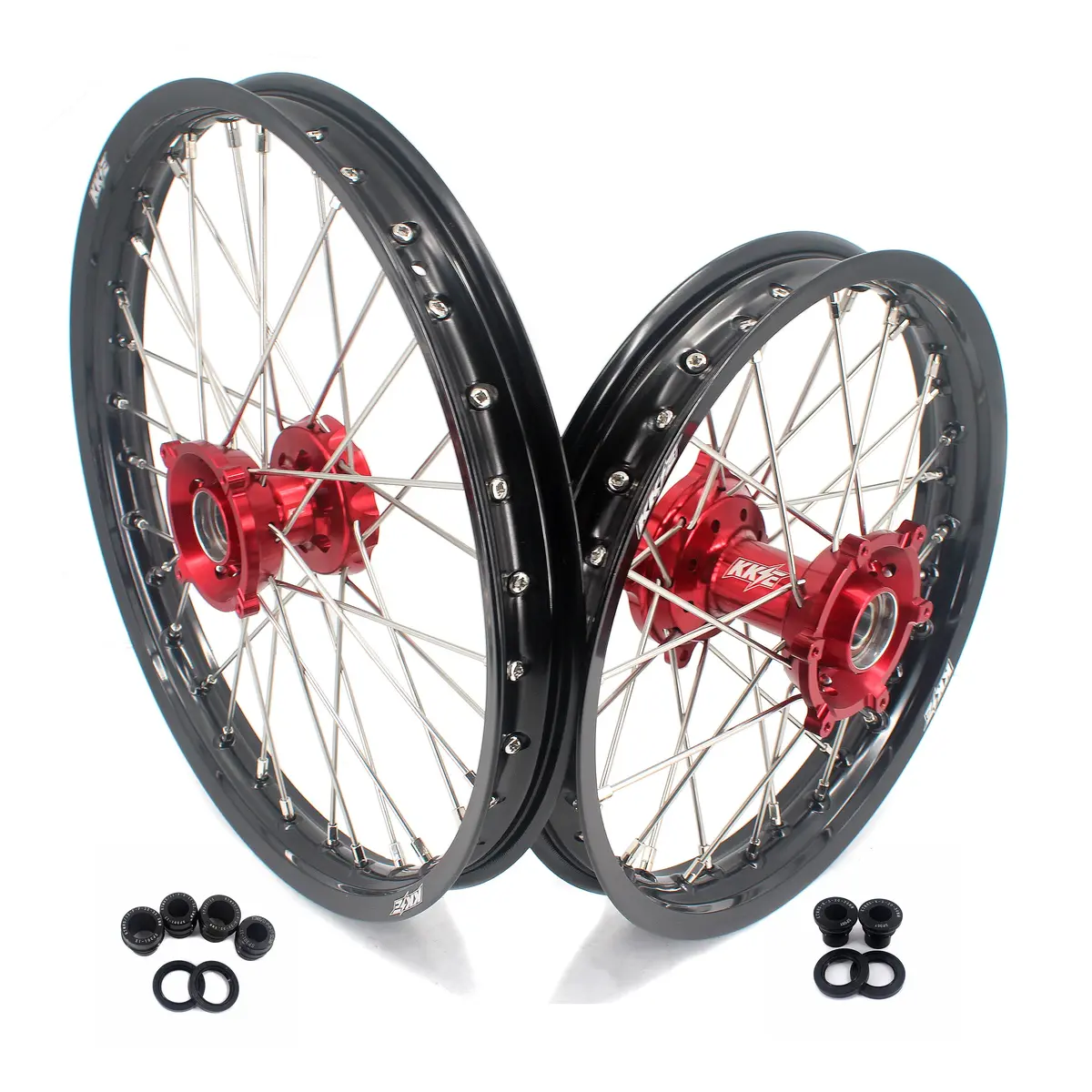 Kke 17/14 Factory Size Kids Big Wheels Rims Fit Ktm Sx 85 2025 Gas Gas Mc85 Red 1