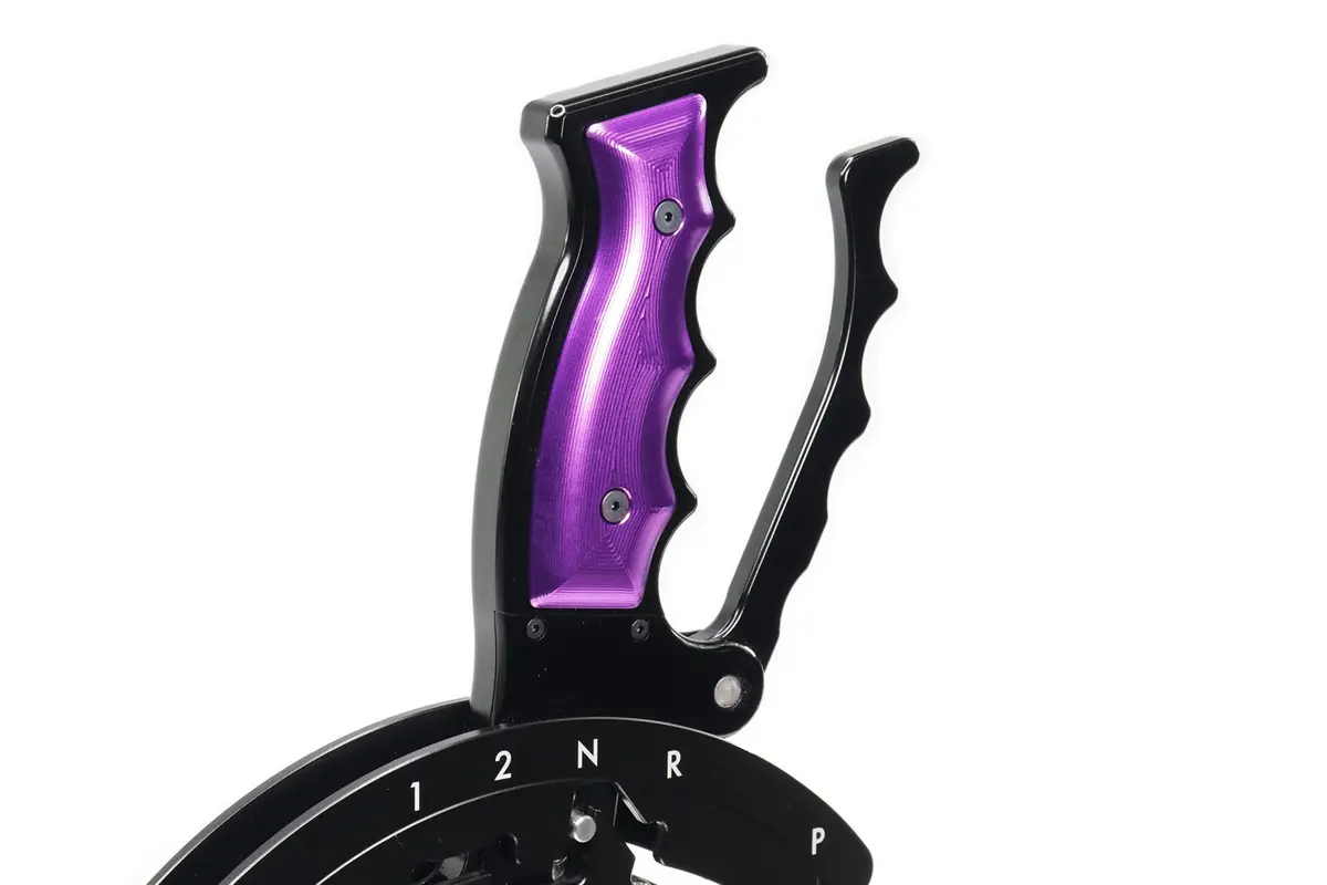 Operator Billet Grip Insert Set Purple Anodized 16-143-05 2
