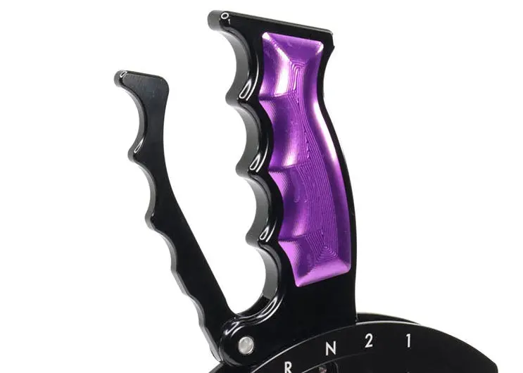 Operator Billet Grip Insert Set Purple Anodized 16-143-05 1