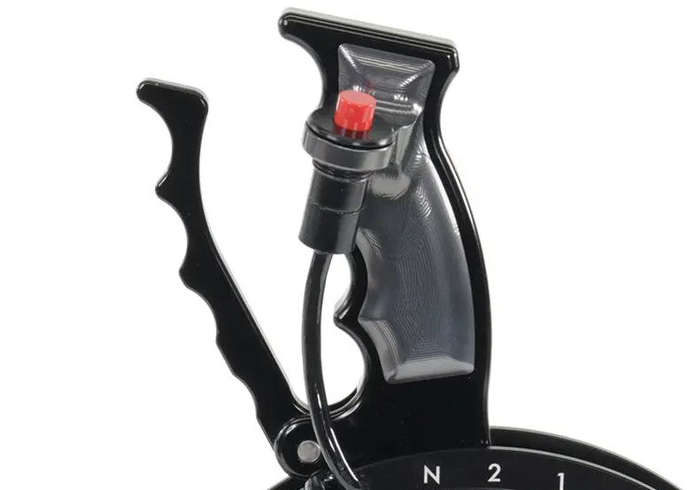 Operator Button Billet Grip Insert Set Gun Metal Gray 16-144-01 (Button Not Included) 1
