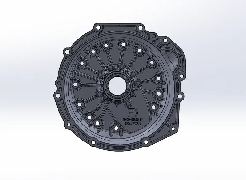 Domiworks Engineering - Toyota 1Jz/2Jz Ultim8hp Bellhousing Kit For 8Hp95 Dodge Trackhawk 1