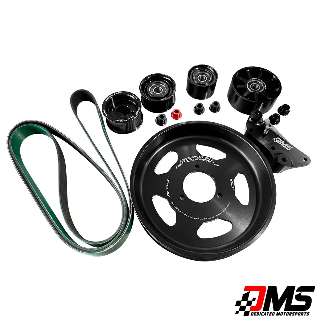 Dedicated Motorsports - 10 Rib Pulley Kit For Kong And Magnuson 2650 Superchargers 1