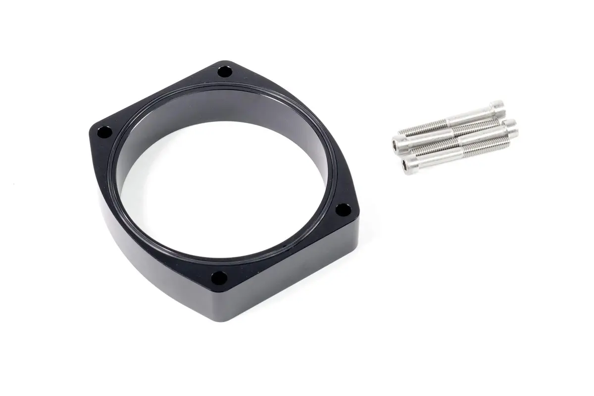 102Mm 1" Throttle Body Spacer (Ls 4-Bolt Pattern) 10-14018Blk 1