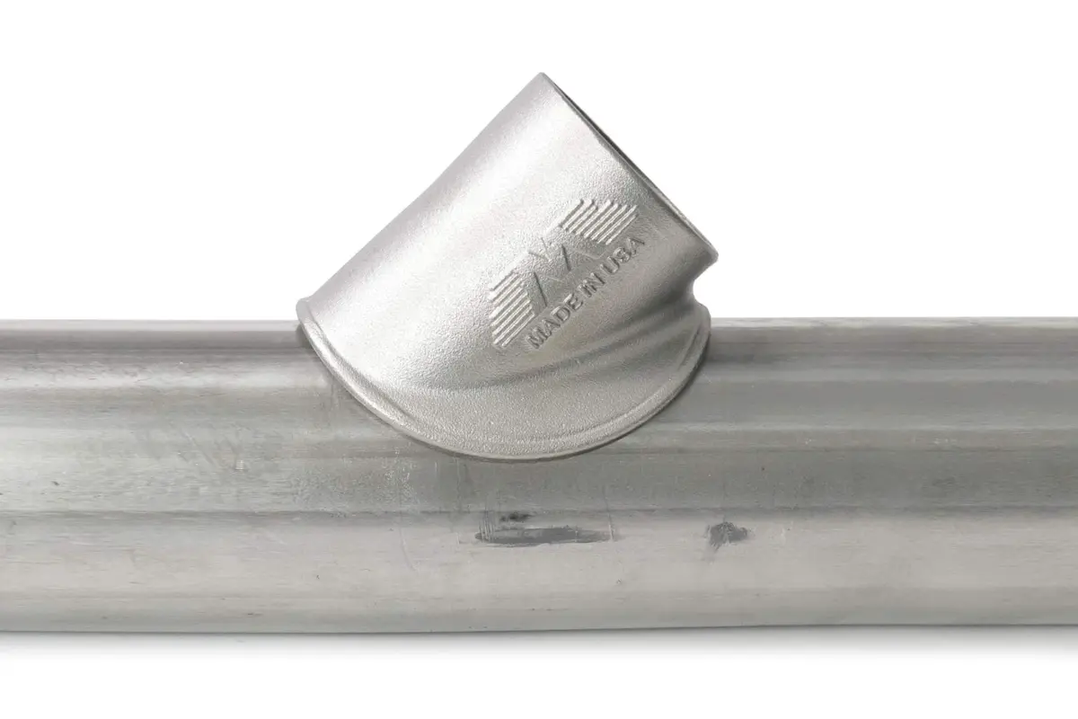 High Flow Wastegate Merge For 45/46/50Mm Wastegate And 2.5" Tubing Straight 21-13004 1