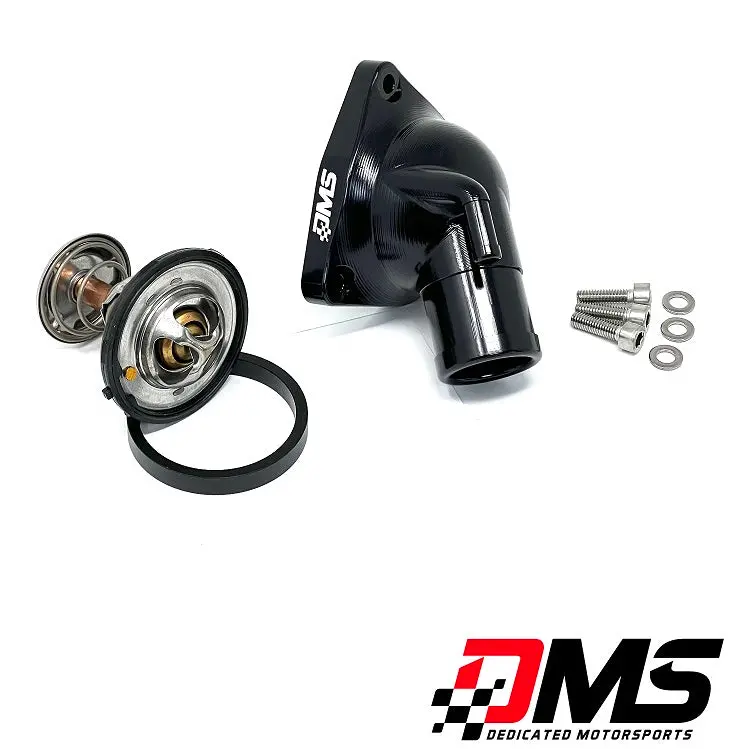 Dedicated Motorsports - Lt Billet T-Stat Housing And Thermostat - Black 1