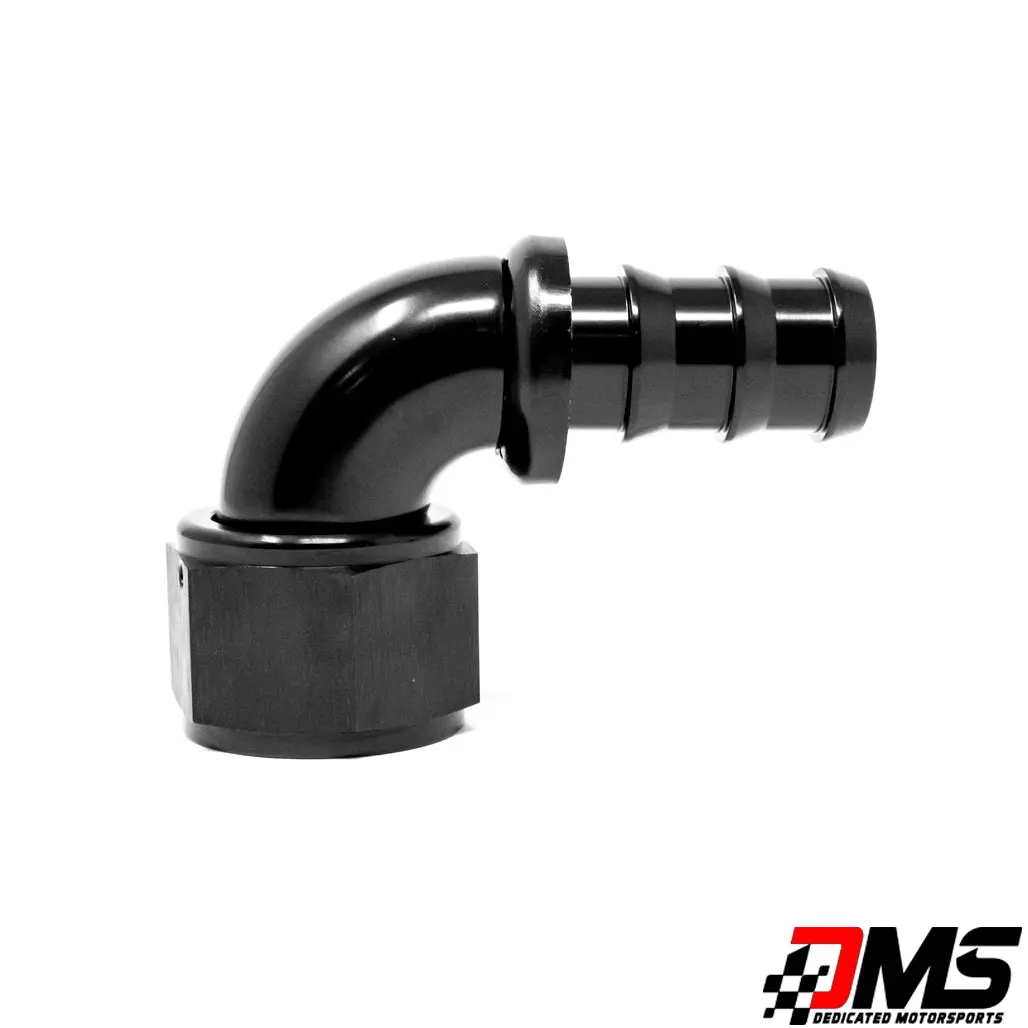 Dedicated Motorsports - 12An Pushlock Hose End 90 Degree 1