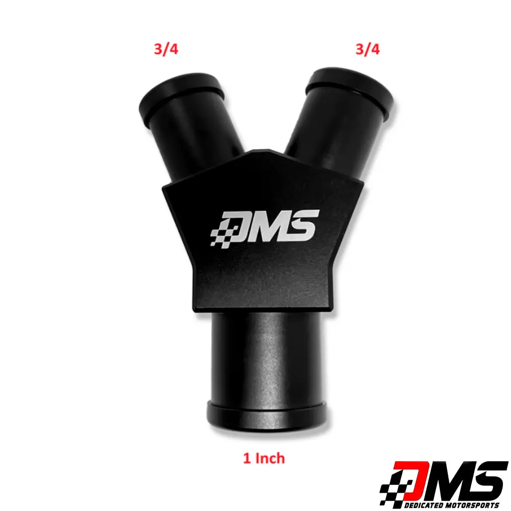 Dedicated Motorsports - Billet Y-Fitting 1" To Dual 3/4" 1