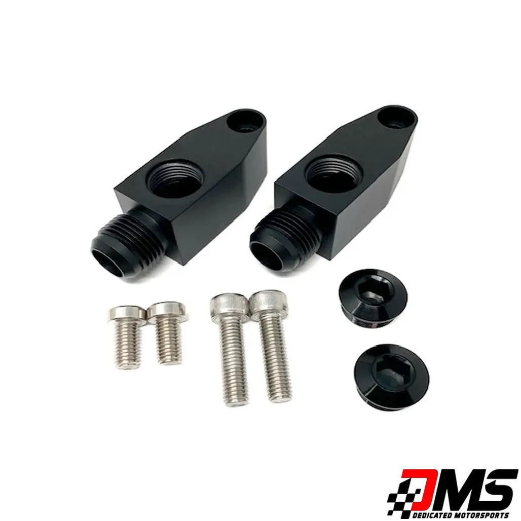 Dedicated Motorsports - 10An Low Pro Turbo Drains Garrett, Vs, Xona Pair 1