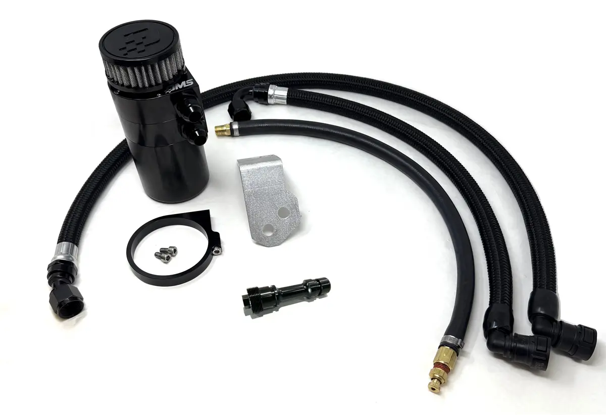 Dedicated Motorsports - Dms Dual -10An Billet Catch Can Kit - Vented 1