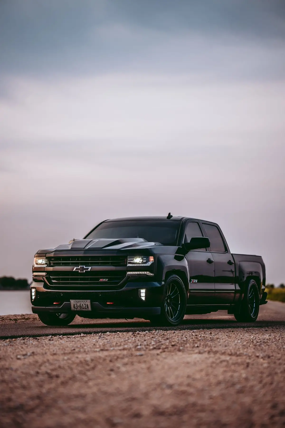 Xt-206R Flat Black | Milled Spokes 22X10 +0 6×139.7 6X5.5 2