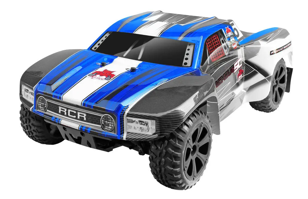 Redcat Blackout Sc Rc Truck - 1:10 Brushed Electric Short Course Truck 1