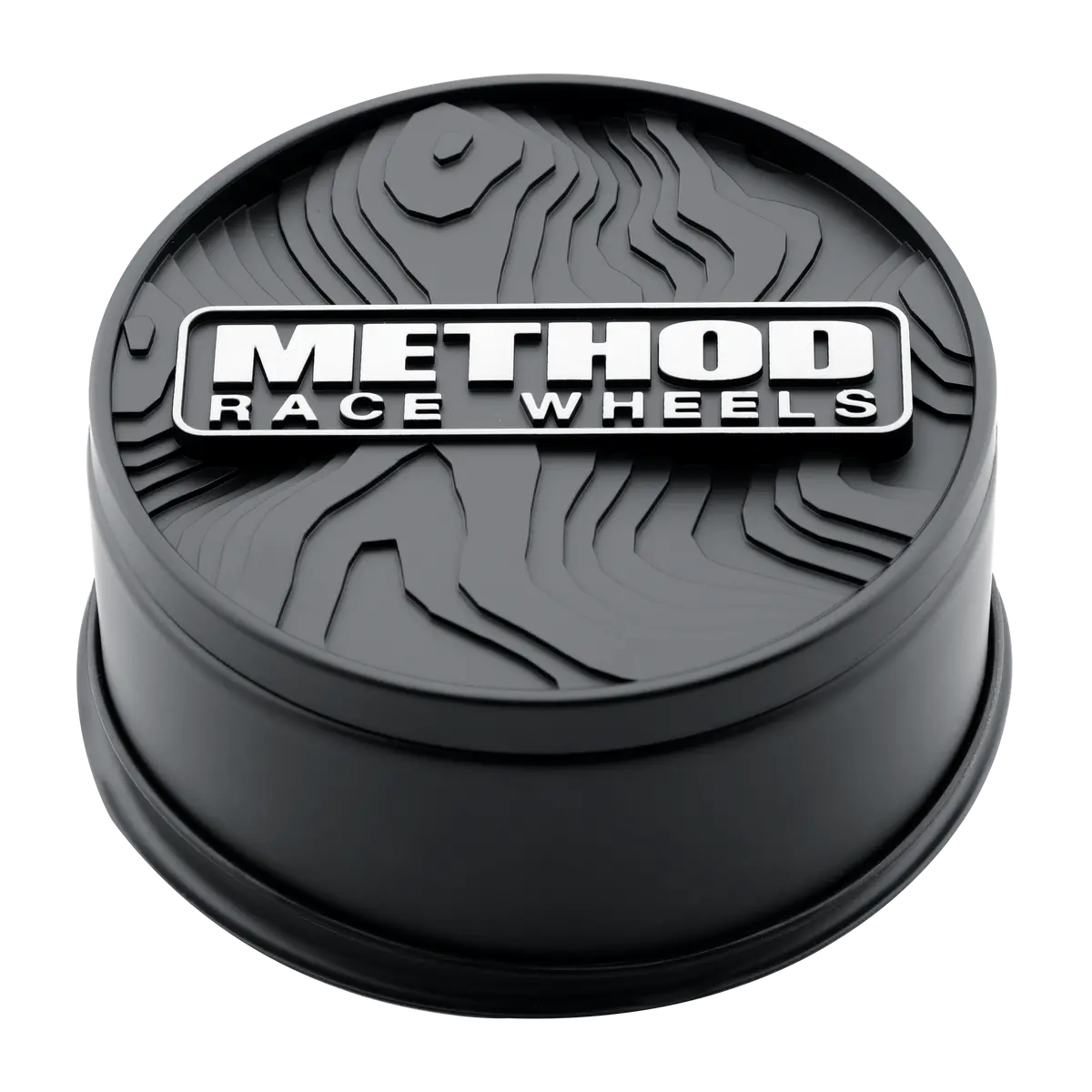 Center Cap | Topo Push-Through | Black 1