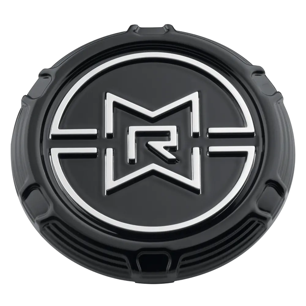 Center Cap | Raised® Mrw Snap-In | Gloss Black - Chrome 1