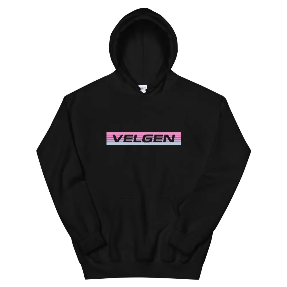 Velgen Retro Vintage-Style Hoodie – Distressed Design
