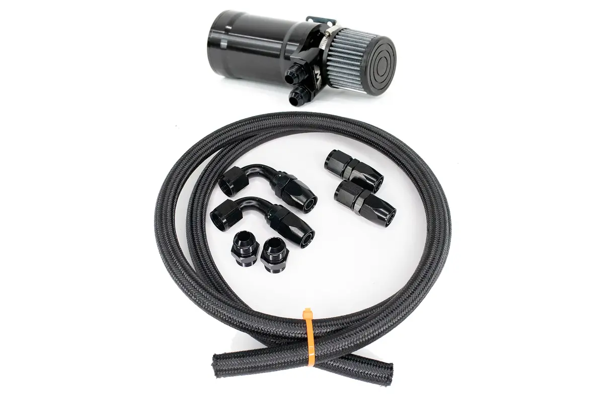 Motion Raceworks Catch Can Kit For Mrw Billet Valve Covers 1