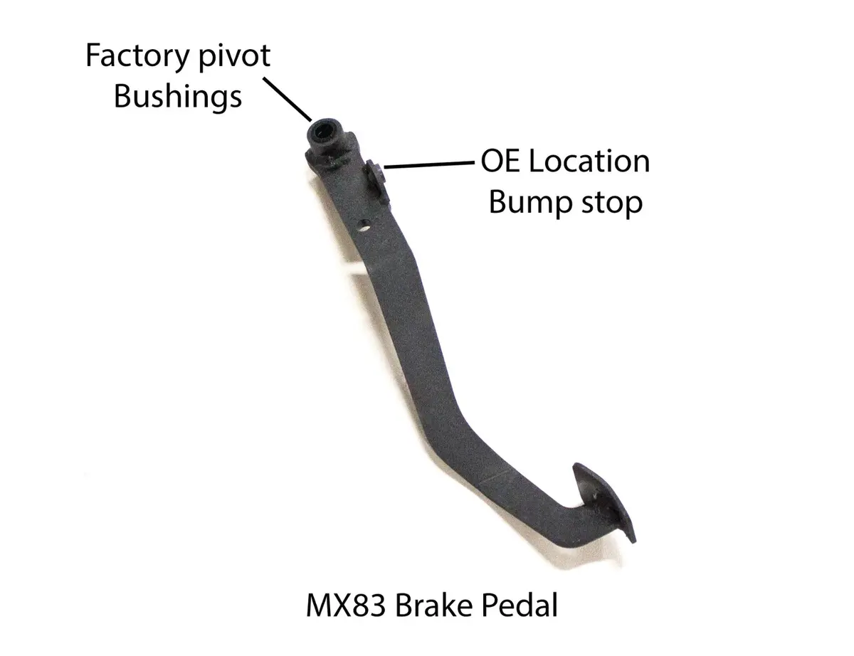 Mx83 Brake Pedal - Lhd 1