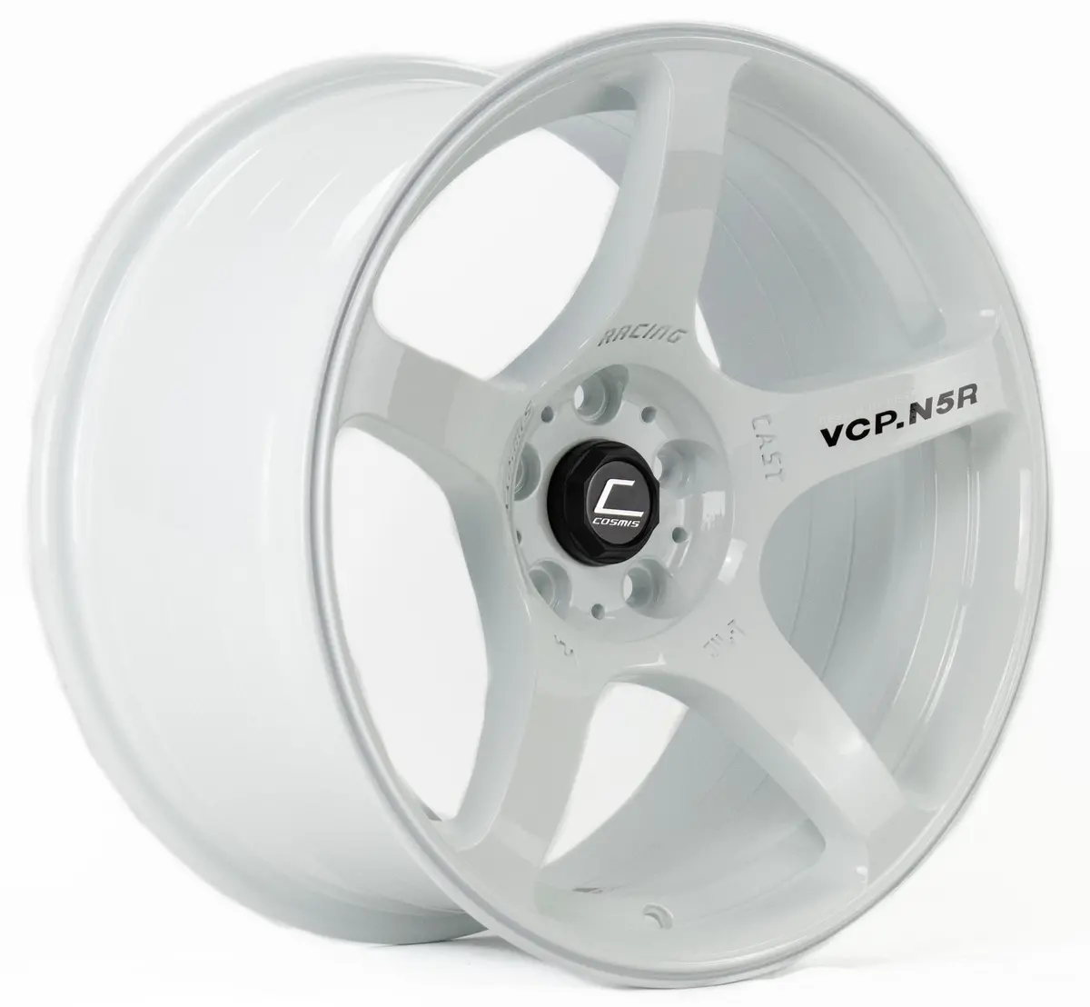 N5r White Wheel 18X9 +15 5X114.3 1