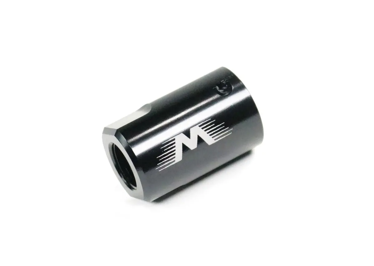 Billet Breather Attachment For Factory 5/8" Quick Release 3/8" Npt Straight Adapter Fitting 1