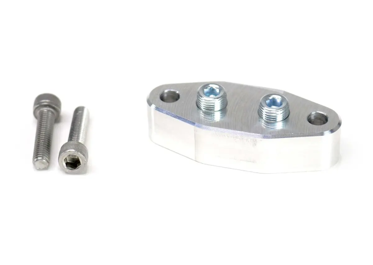 Motion Raceworks Ls Turbo Supercharger Oil Feed / Oil Temp / Oil Pressure Sensor Adaptor 10-10020 1
